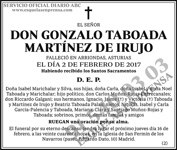 Gonzalo Taboada Martínez de Irujo